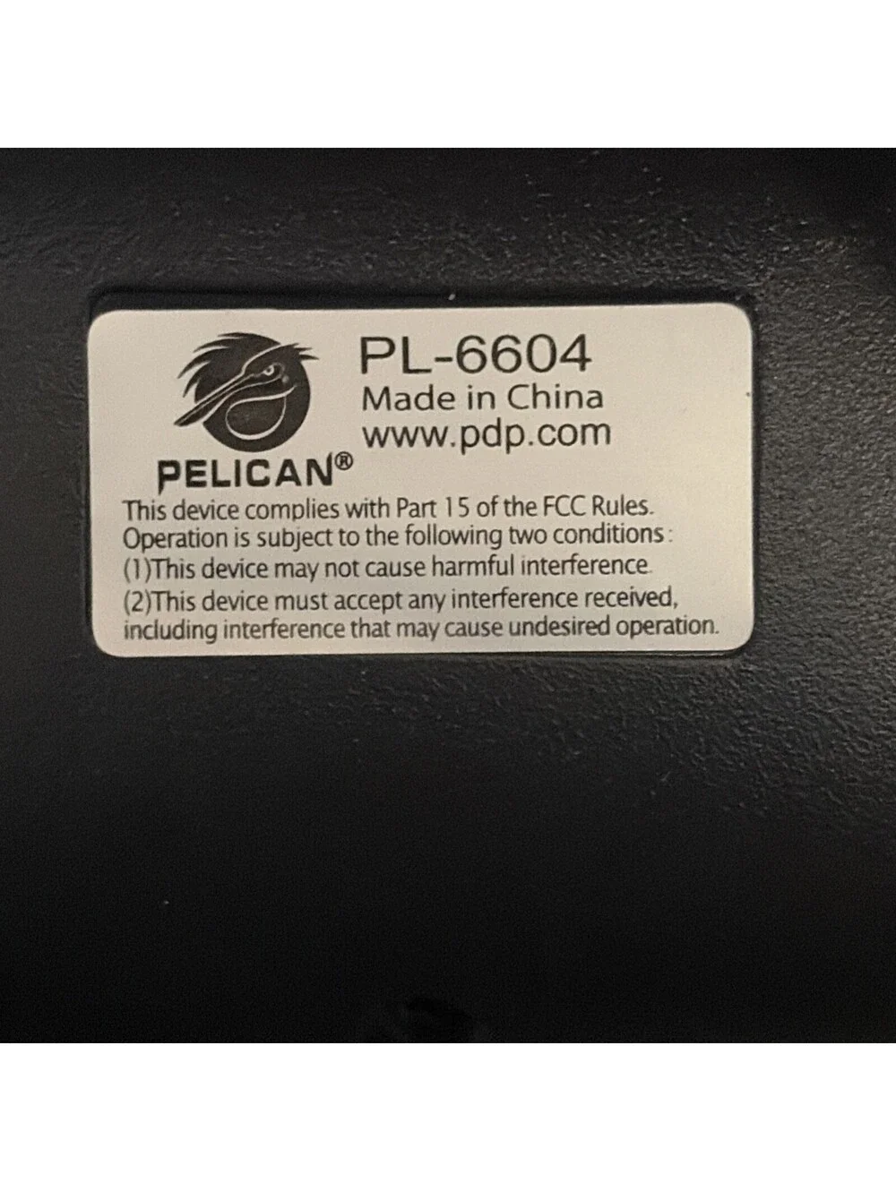 Pelican pl 6604